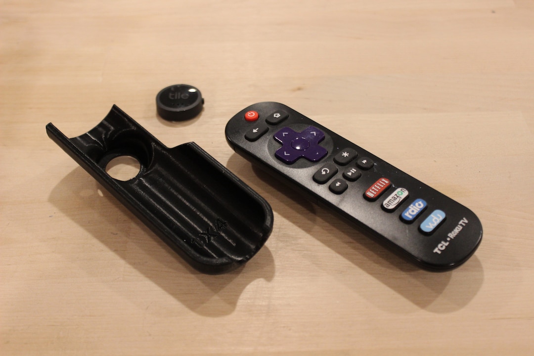 Roku Remote Compatible Tile Sticker Holder - Never Lose Your Remote ...