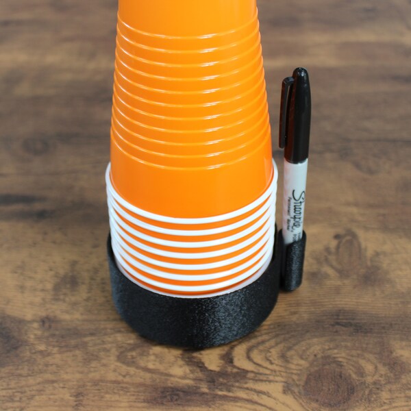 Solo Cup Holder With Marker Etsy