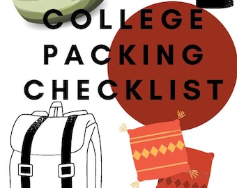 College Packing Checklist