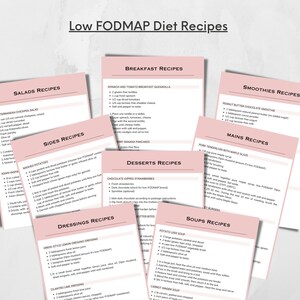 75 Low Fodmap Recipes, Fodmap Diet for IBS PDF, Easy Gut Health Recipes ...