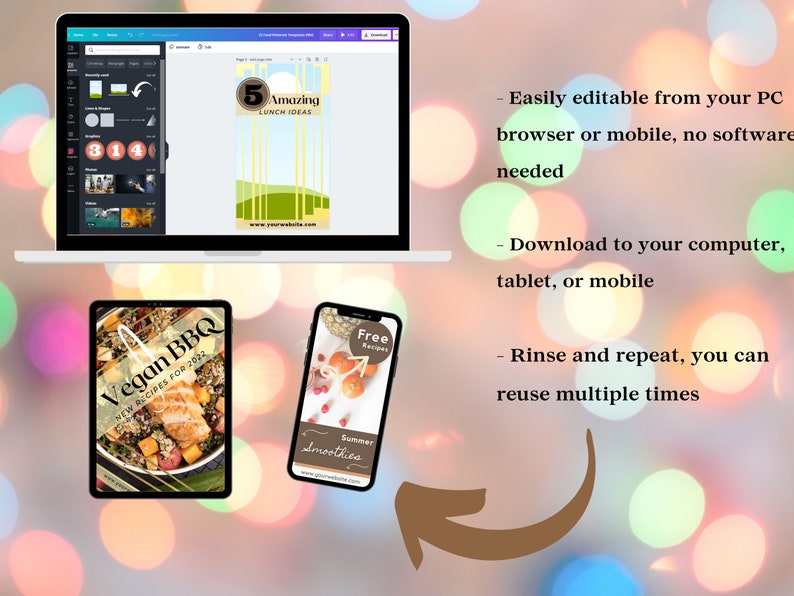 25 Food Instagram Reel Templates Canva Video Template Etsy UK