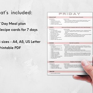 7 Day Low Fodmap Meal Plan PDF, Easy Gut Health Recipes, Fodmap Diet ...