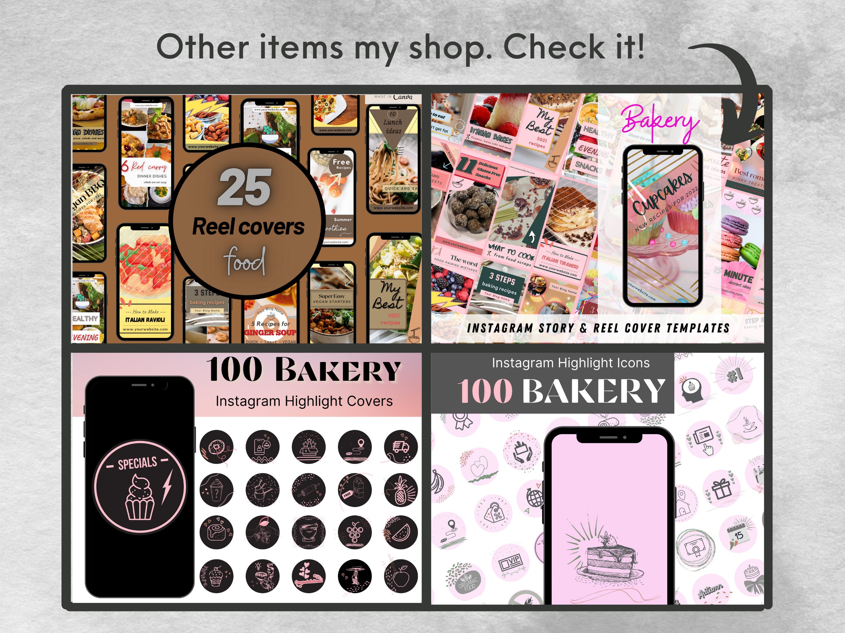 Editable Bakery Price List Printable Cupcake Menu Cake - Etsy