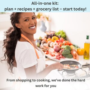 Type 2 diabetes menu plan showing balanced breakfast, lunch, and dinner options
