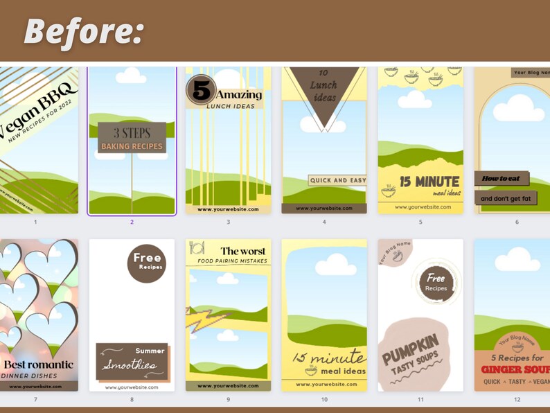 25 Food Instagram Reel Templates Canva Video Template Etsy UK