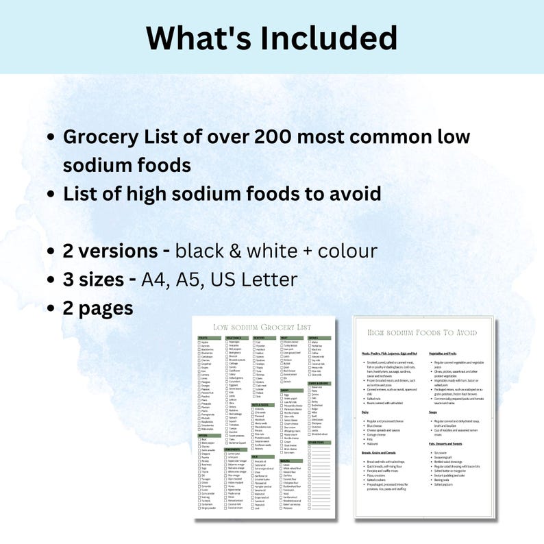 high sodium foods to avoid for kidney health