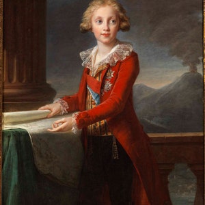 Elisabeth Louise Vigée Le Brun(1755–1842)a French Artist Portrait of Francesco di Borbone(son of Ferdinand IV, King of Naple&Austrian Queen