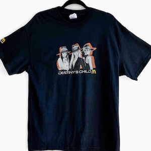Destiny’s Child tour t- shirt, 2005 Destiny Fulfilled Tour Black Tshirt, North American Tour. Size Large, Vintage band shirt.