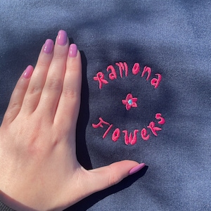 Ramona Flowers Crewneck (navy)