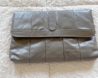 Vintage gray clutch purse