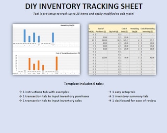 De doe-het-zelf-inventaristracker | Eenvoudige tracker voor voorraadbeheer voor artikelen