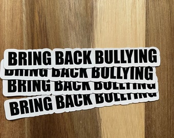 Breng Pesten Sticker Grappig Gezegde Sticker Terug - Bundelpakket