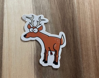 Leuke sticker hertenstrik jacht