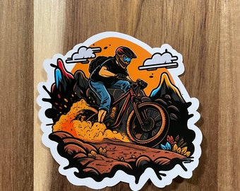 Mountainbike Sticker