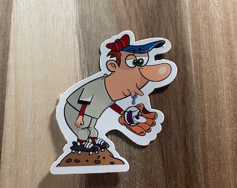Pegatina de béisbol Spitball