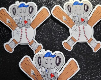 Funky sticker design