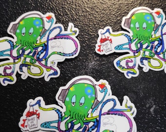 Funky sticker pack design