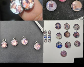 Large Personalized Cabochon pending. memory holder