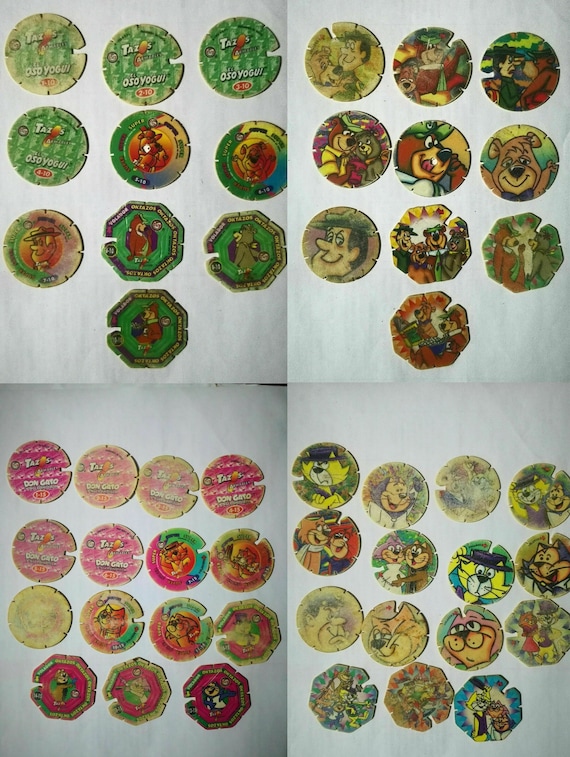 140 Tazos Sabritas Hanna Barbera FULL COMPLETE Collection - Etsy Singapore