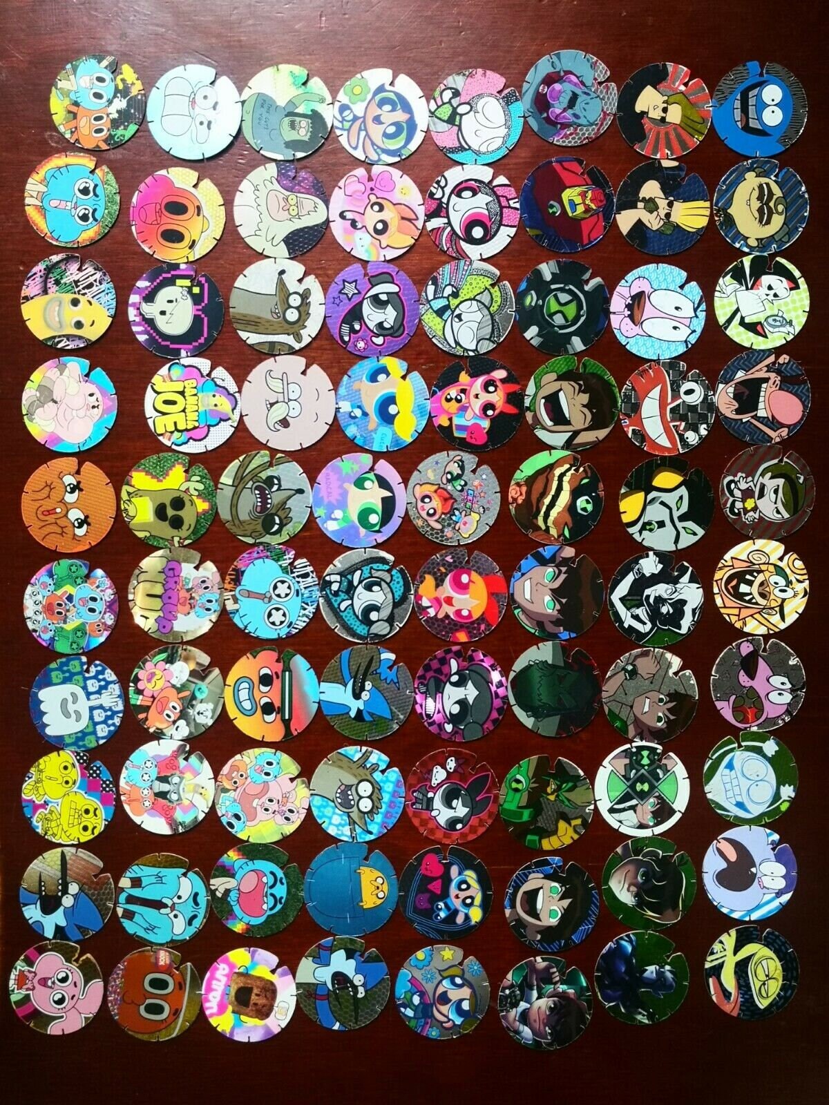 LOONEY TUNES Complete 60 Tazos Pogs GREAT CONDITION HARD TO FIND Toys Collection 