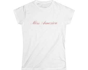 Miss America Softstyle Tee: Women's Casual Fashion
