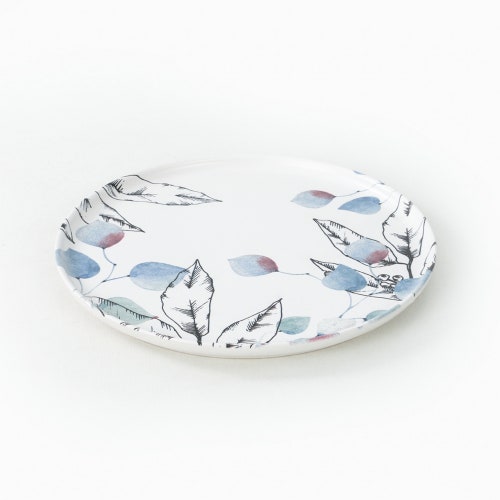 Spring Summer Serving Plate 28 Cm 6 Pieces Stoneware Discounting Bundles! | Special Offer | Turkish Porcelain Vintage Set | shops New Home Gift