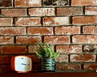 Handmade Ceramic Planter: Earthy Green and Brown, Modern Profile, For Succulents, Houseplants,