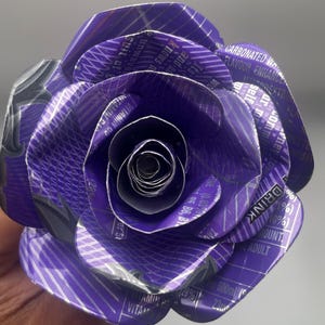 Purple Relentless Passion Punch Recycled Aluminum Can Rose