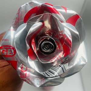 Diet Coke Recycled Aluminum Can Rose