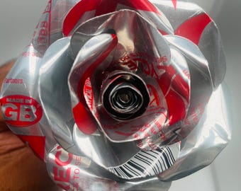 Diet Coke Recycled Aluminum Can Rose