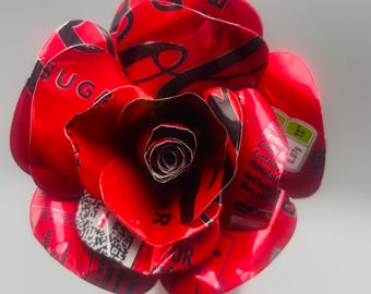 Coca Cola Zero Recycled Aluminum Can Rose