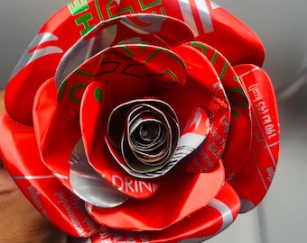 Red Bull Watermelon Recycled Aluminum Can Rose