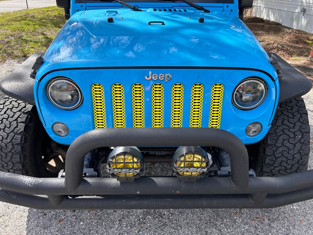 Jeep Wrangler Grill Inserts Etsy