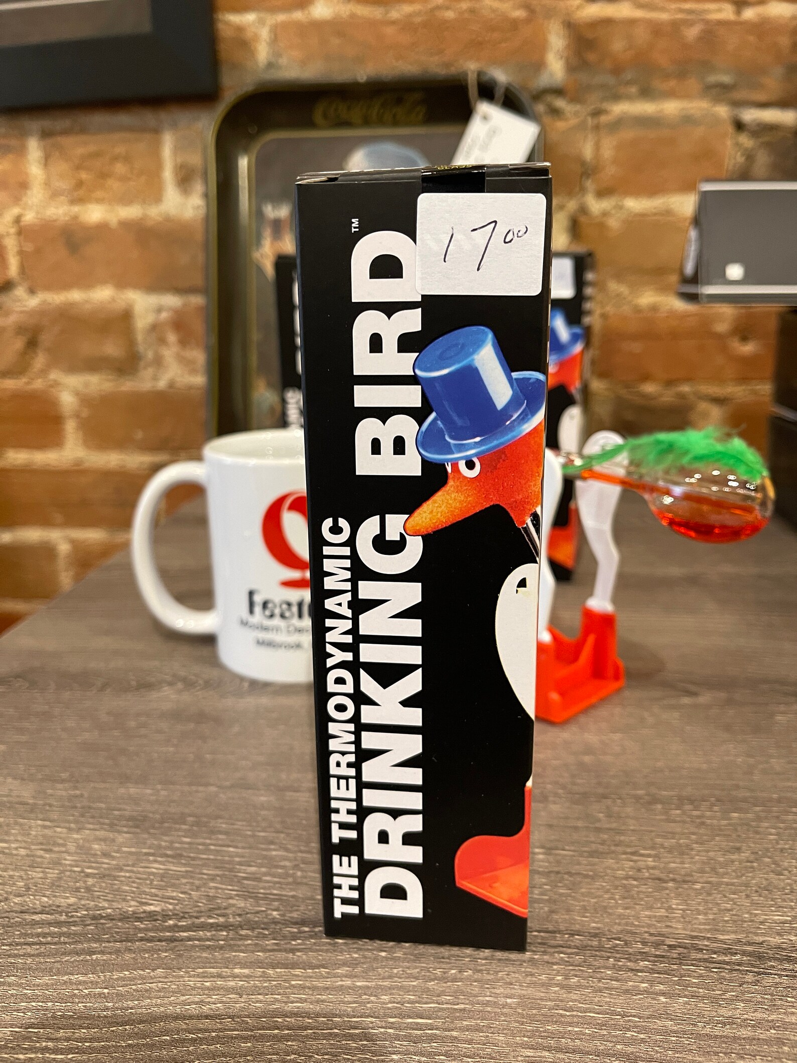 Classic Retro Drinking Bird Desk Toy as Featured Recently in Etsy