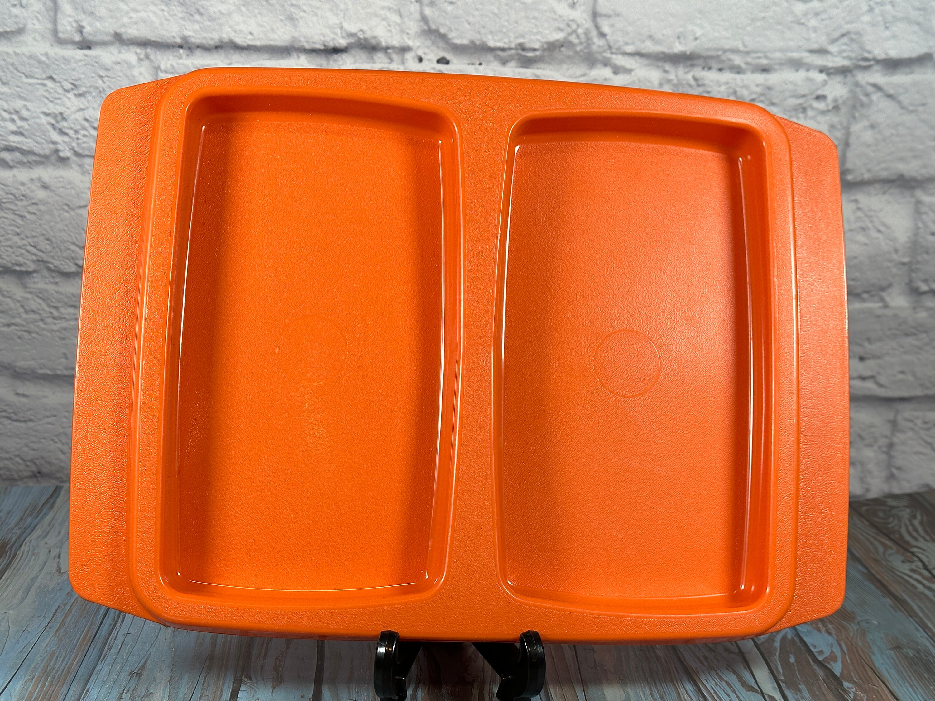 Vintage tupperware 2 pièces legacy plat de service avec bol