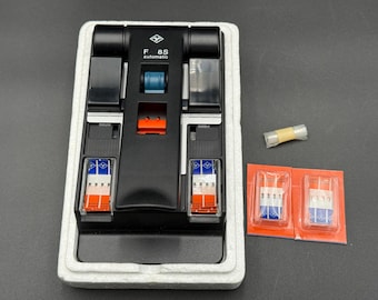 Vintage Agfa F 8S automatic Super 8 film splicer in package