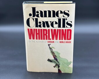 Vintage 1986 James Clavell Whirlwind first edition hardcover novel