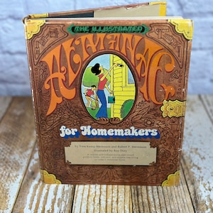 Vintage 1974 Illustrated Almanac for Homemakers