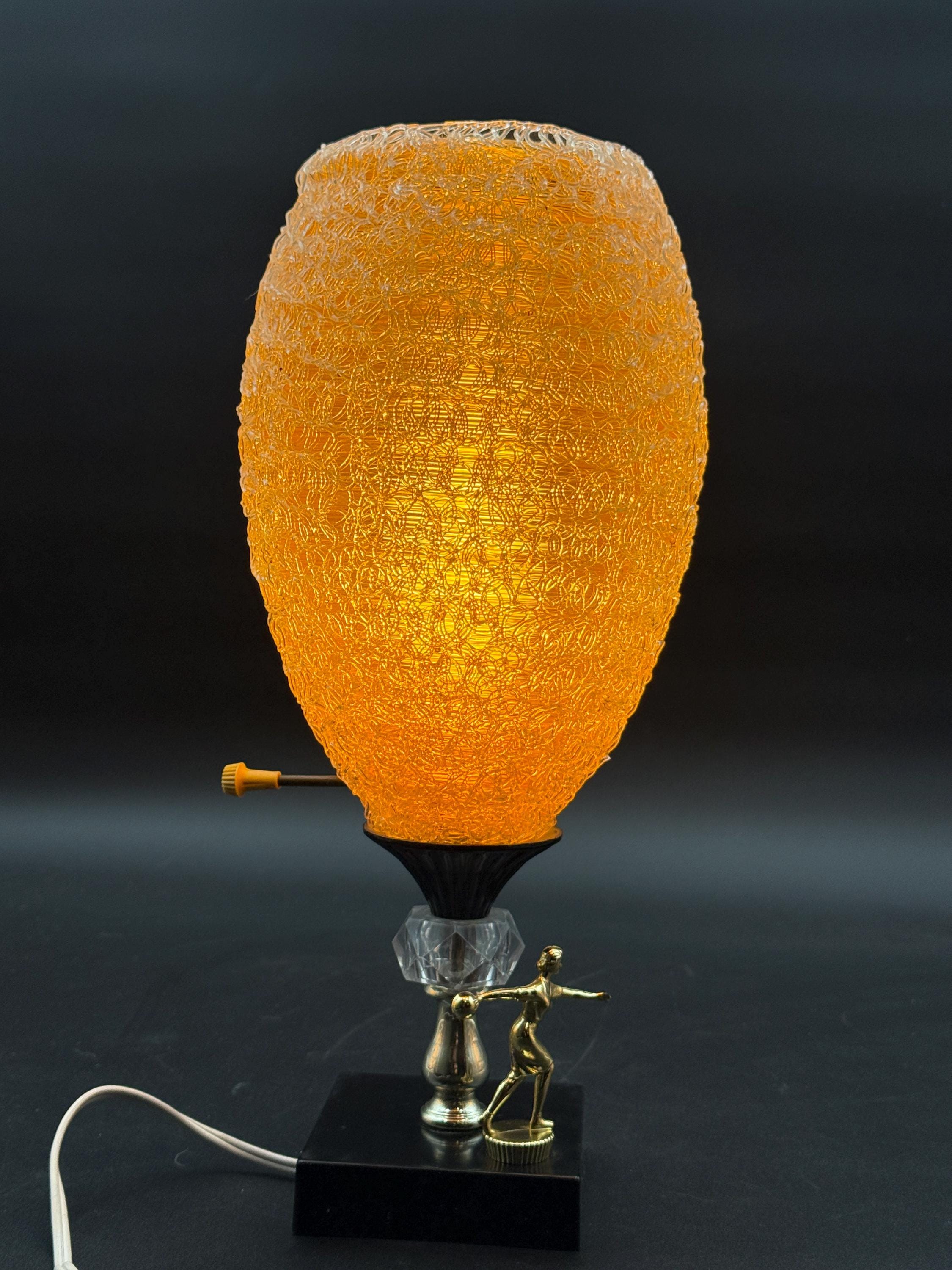 Spun Lucite Spaghetti Lamp - Etsy