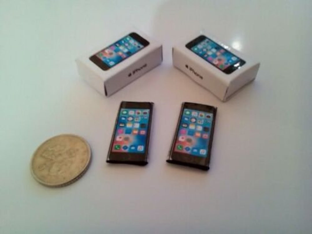 Dolls House Miniature 1/12th Scale Mobile Phones X2 Etsy