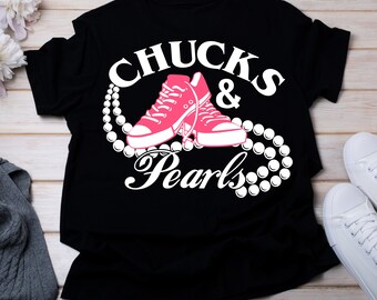 chucks and pearls moletom com capuz