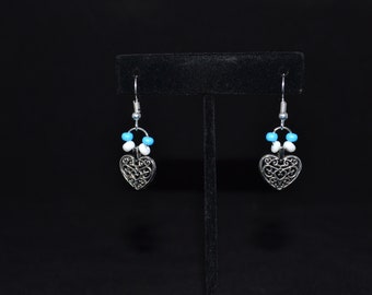 Design Heart Earrings