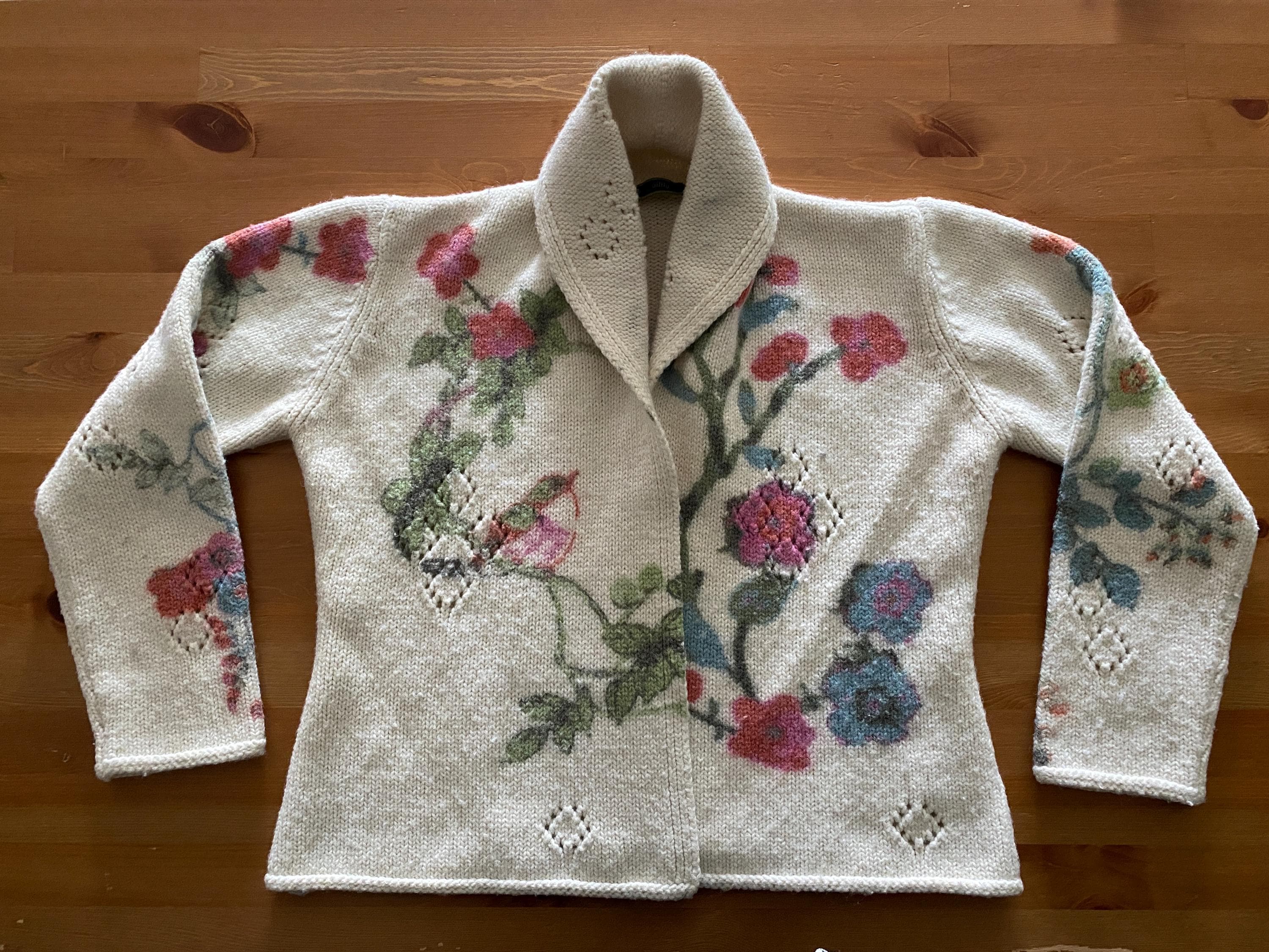 Gilet à Capuche Oilily Avec Appliqué Cerf - Taille 104 (6-7 Ans), Manches Longues, Laine Mélangée