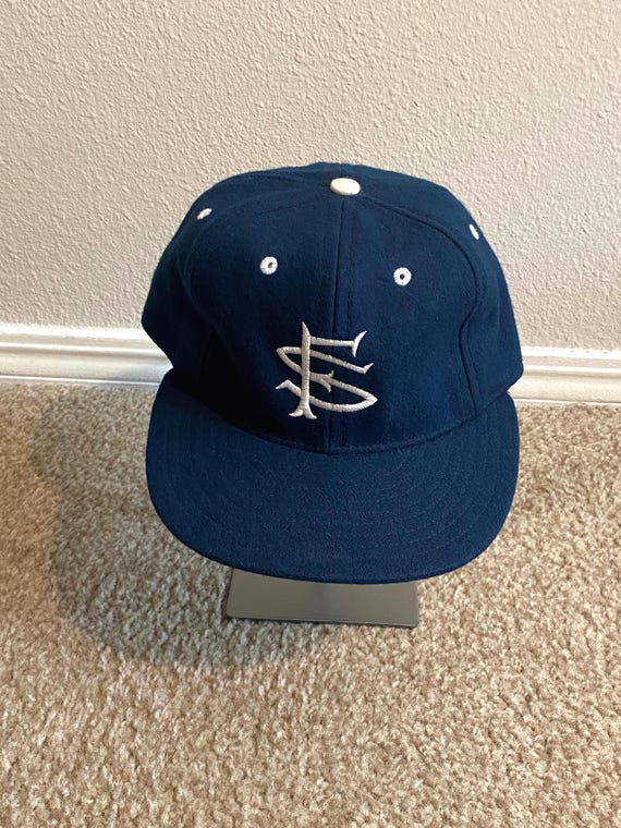 San Francisco Seals 1955 Ebbets Field Flannels Navy Wool Ball Cap