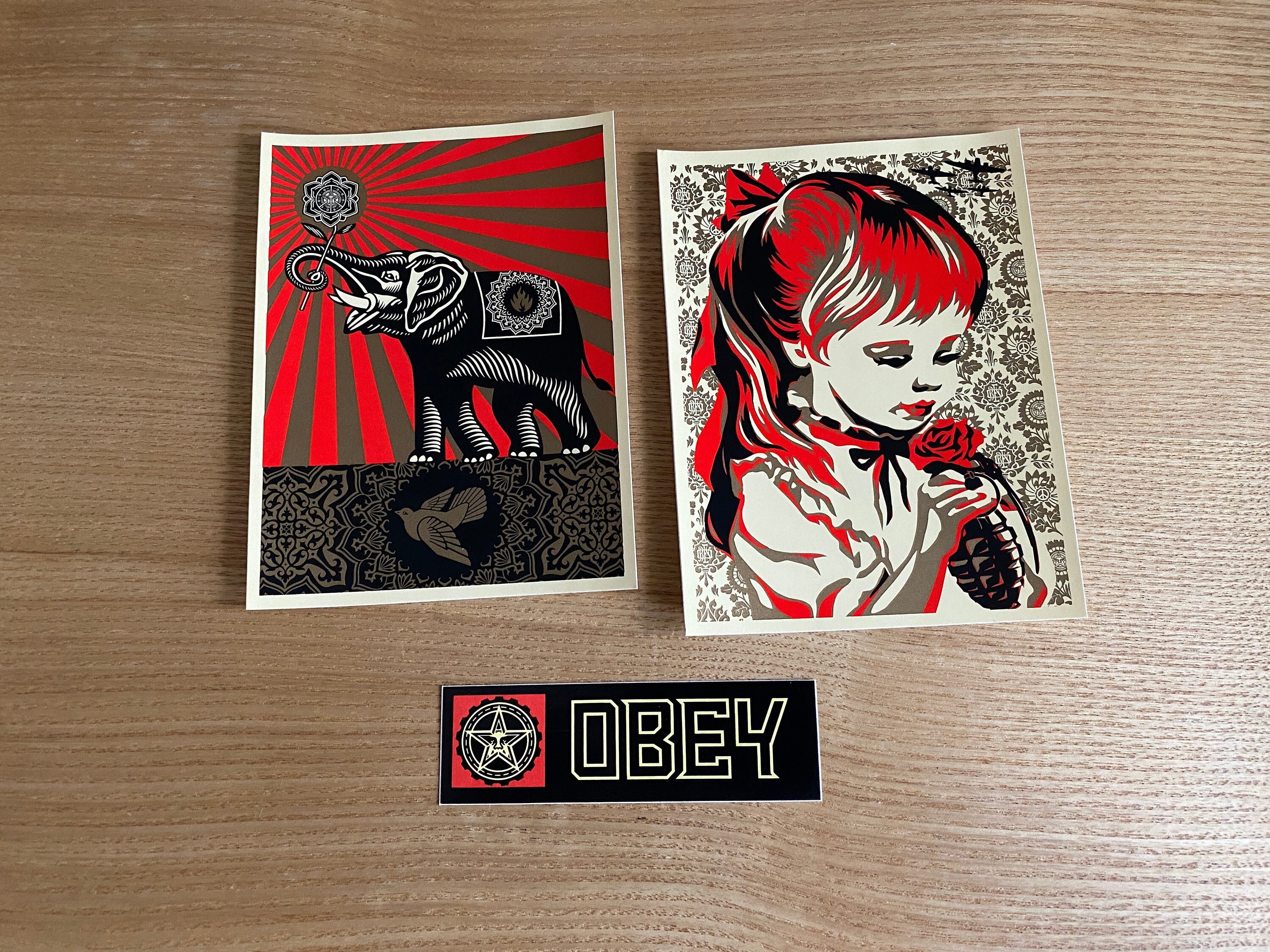 Rare Obey - Etsy