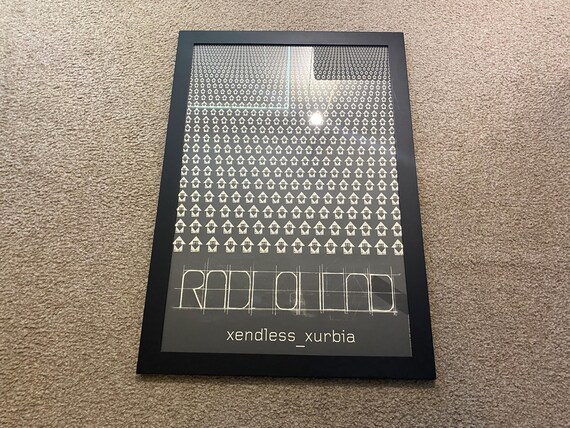 Radiohead Xendless Xurbia 2006 Official W.A.S.T.E. Poster Print