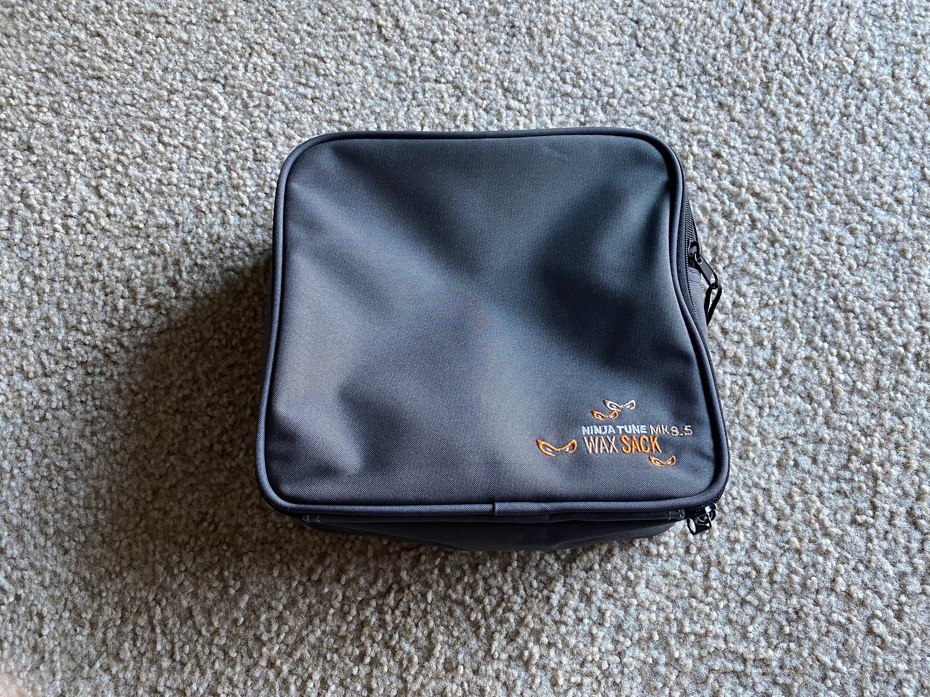 Ninja Tune Records Wax Sack MK 3.5 Vinyl Gig Bag Grey Orange