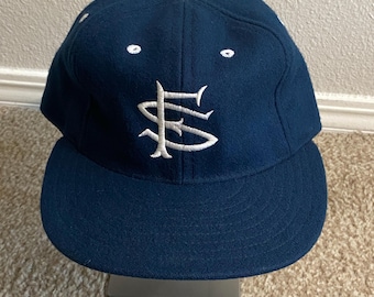 San Francisco Seals 1955 Ebbets Field Flannels Navy Wool Ball Cap