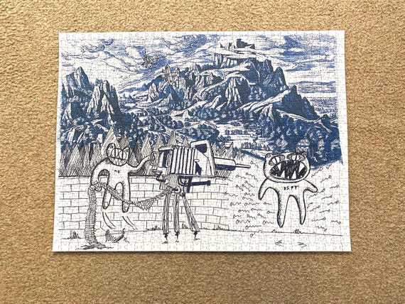 Radiohead 1000 Piece Puzzle Com Lag Fragmentary Time Waster