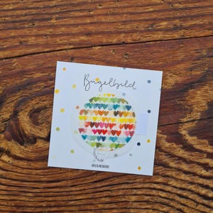 Bügelbild Herzen bunt Love Idee Geschenk Pride LGBTQIA+ Liebe ist für alle da Geschenk